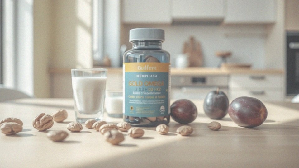 Jak Gold Omega 3 D3 + K2 wpływa na mineralizację kości?