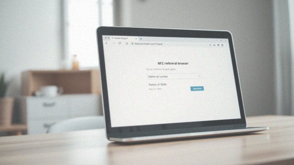 Jak wprowadzić numer skierowania, aby uzyskać dostęp do informacji?