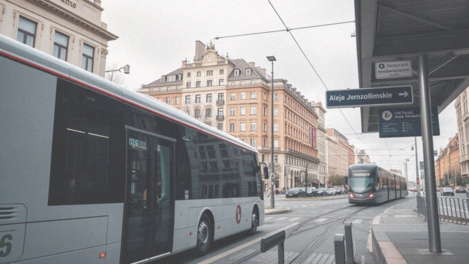 Jakie środki transportu można wykorzystać do Aleje Jerozolimskie 162?