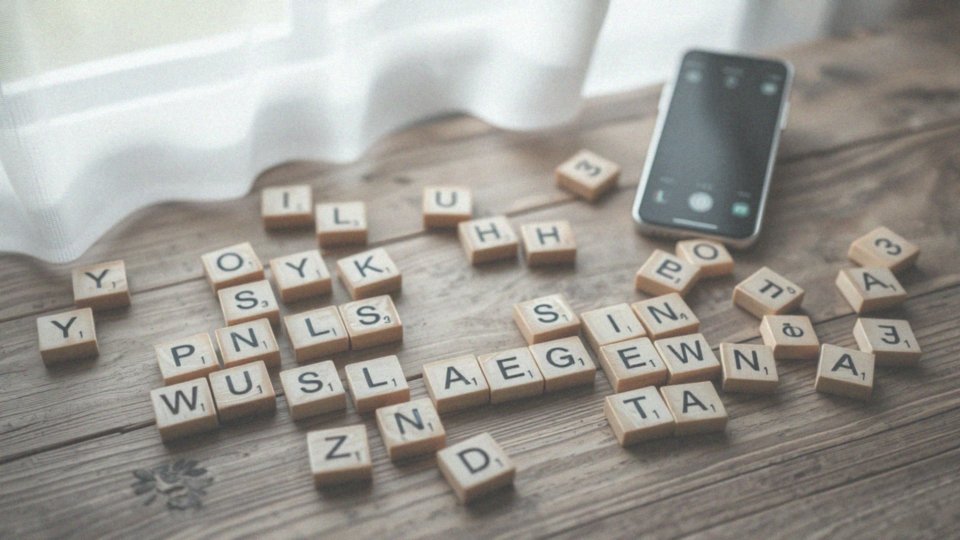 Jakie wyrazy można ułożyć z liter? Odkryj możliwości!