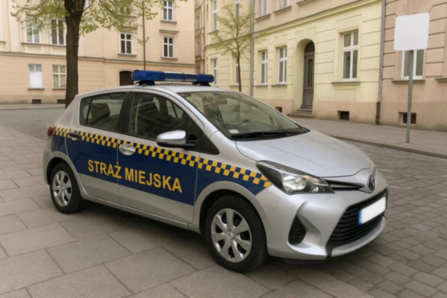 Uderzenie w lampę w strefie ograniczonego ruchu w Wejherowie