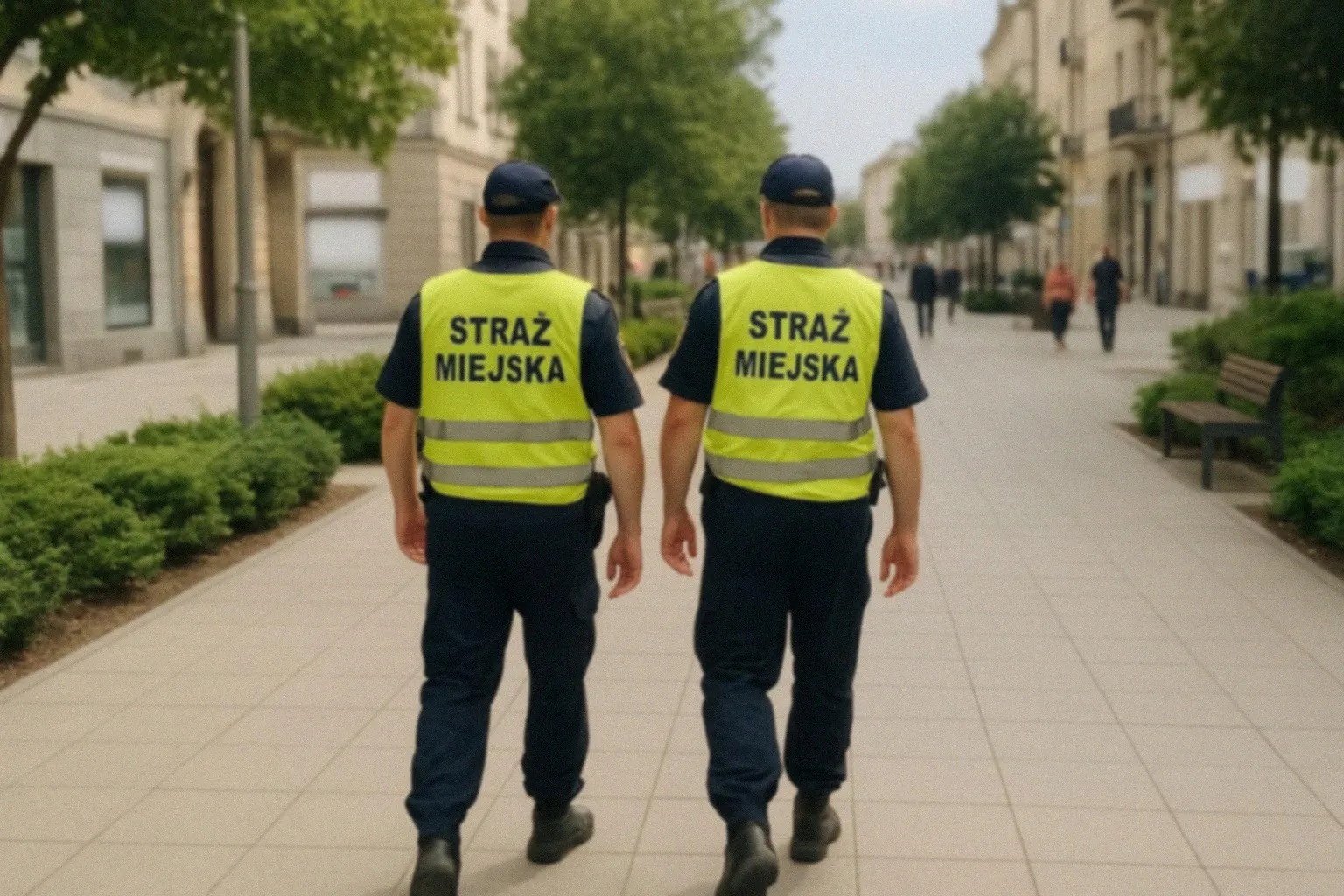 Spotkania edukacyjne w przedszkolach Wejherowa z udziałem strażników miejskich